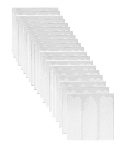 Irisk, набор №2 полоски для маникюра фигурные (R-014), 20 шт