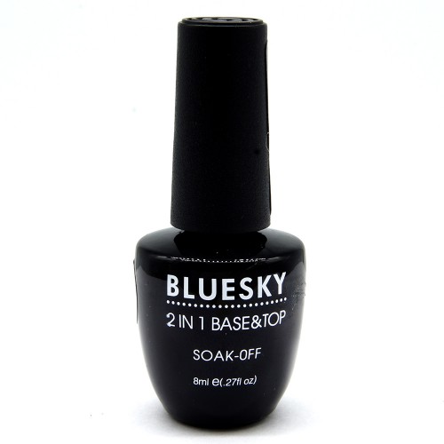 Bluesky, 2 в 1 (top & base coat), 8 мл