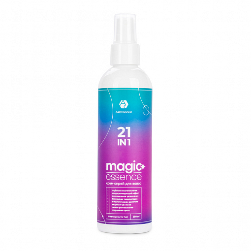 Adricoco, Magic Essence многофункциональный крем-спрей для волос 21в1, 250 мл