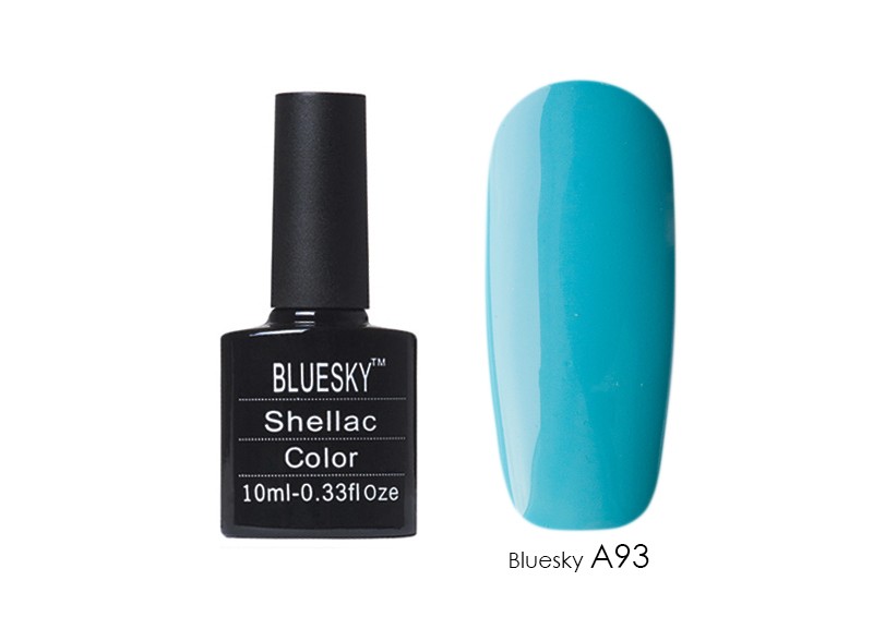 Bluesky, гель-лак (Голубое покрывало A93), 10 мл
