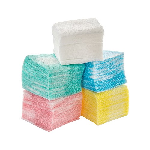 Irisk, салфетки безворсовые в пакете (4х4см, случайный цвет), 750шт.