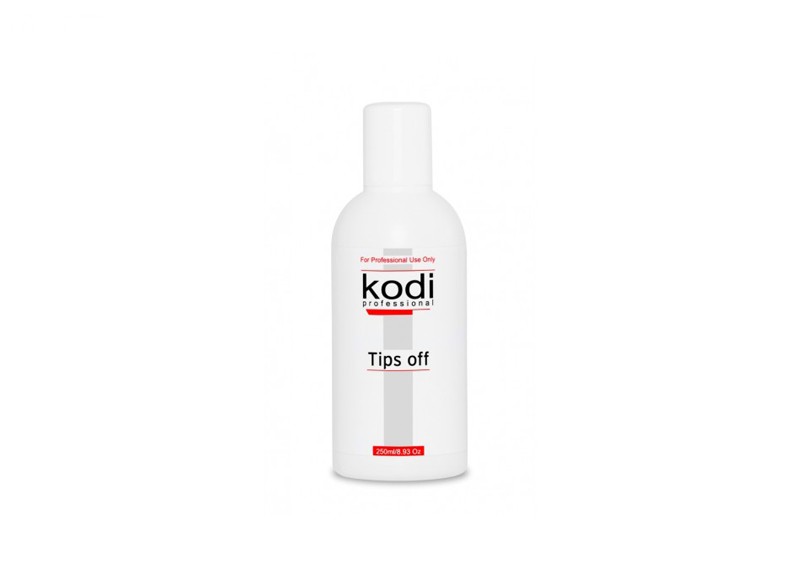 Kodi, Tips Off - Жидкость для снятия гель лака/акрила, 250 мл