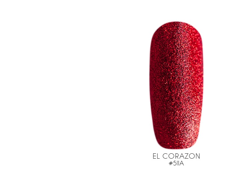 EL Corazon, лак для ногтей (Confetti 511a), 16 мл