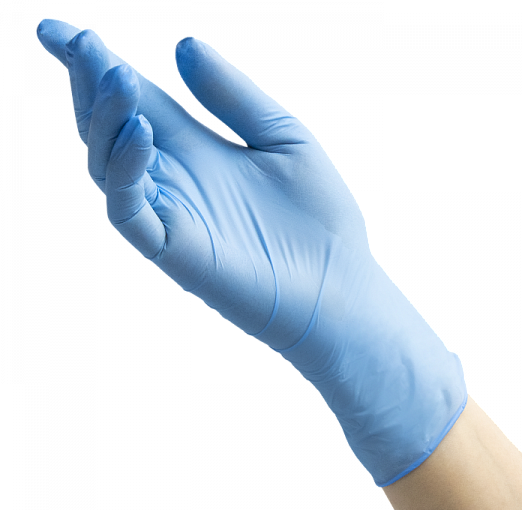 Benovy, Nitrile PC - перчатки нитриловые (голубые, XL), 50 пар