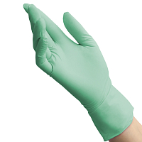 Benovy, Nitrile MultiColor - перчатки нитриловые (зеленые, L), 50 пар