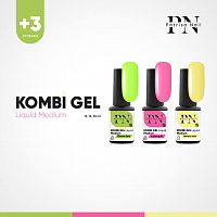 Patrisa nail, Kombi Gel Liquid Medium - комби гель (Green tea), 12 мл