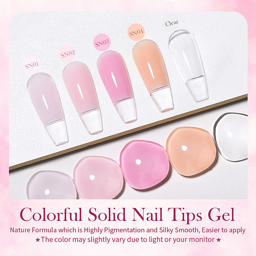 Born Pretty, Solid Nail Tips Gel - клей для гелевых типс (SN03), 5 гр