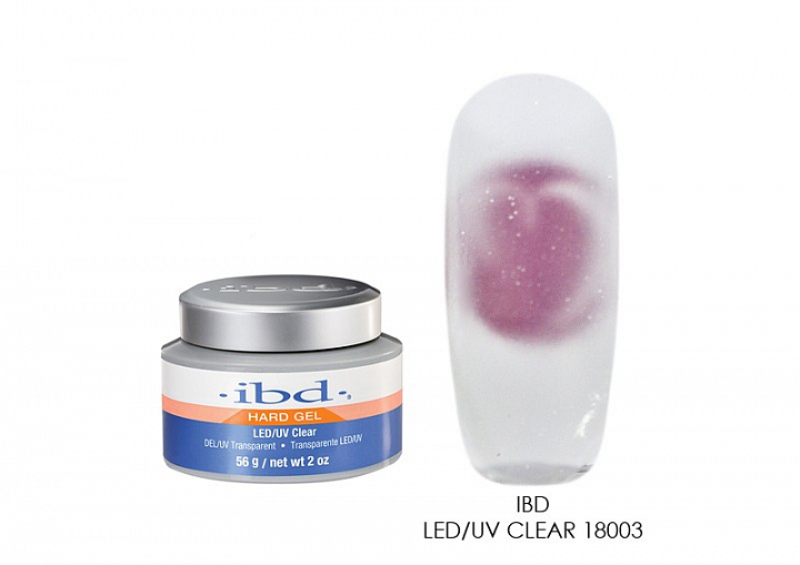 IBD, Led/UV Clear – укрепляющий прозрачный гель, 56 г