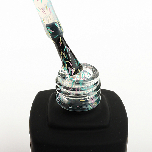 Milk, Sprinkles Art Effect - декоративный топ для гель-лака (Gummy Bear), 9 мл