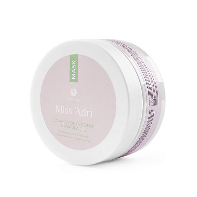 Adricoco, Miss Adri Complex of coconut & marula oil - восстанавливающая маска для волос, 200 мл
Adricoco, Miss Adri Complex of coconut & marula oil - восстанавливающая маска для волос, 200 мл