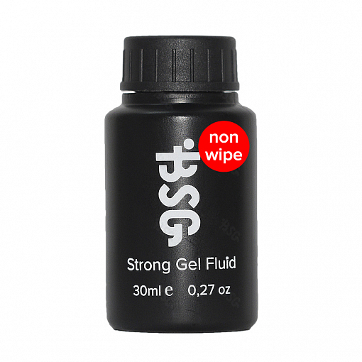 BSG, Strong Gel Fluid NON WIPE - топ без липкого слоя, 30 мл