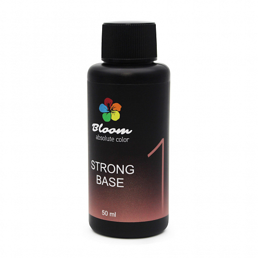 Bloom, Absolute color - жесткая база для гель-лака Strong №01 (холодный розовый), 50 мл