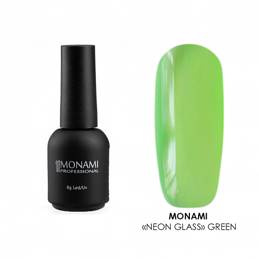 Monami, гель-лак Neon glass (Green), 8 гр