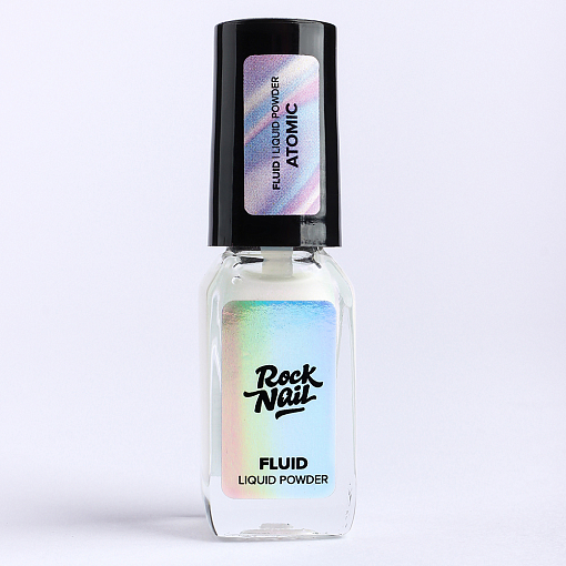RockNail, FLUID Atomic - жидкая втирка для дизайна ногтей, 3 мл