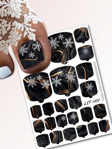 Anna Tkacheva, мини наклейки пленки для педикюра LIT-001 Anna Tkacheva, мини наклейки пленки для педикюра LIT-001