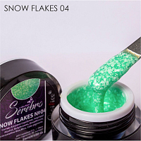 Serebro, Snow Flakes - гель-лак (№04), 5 мл