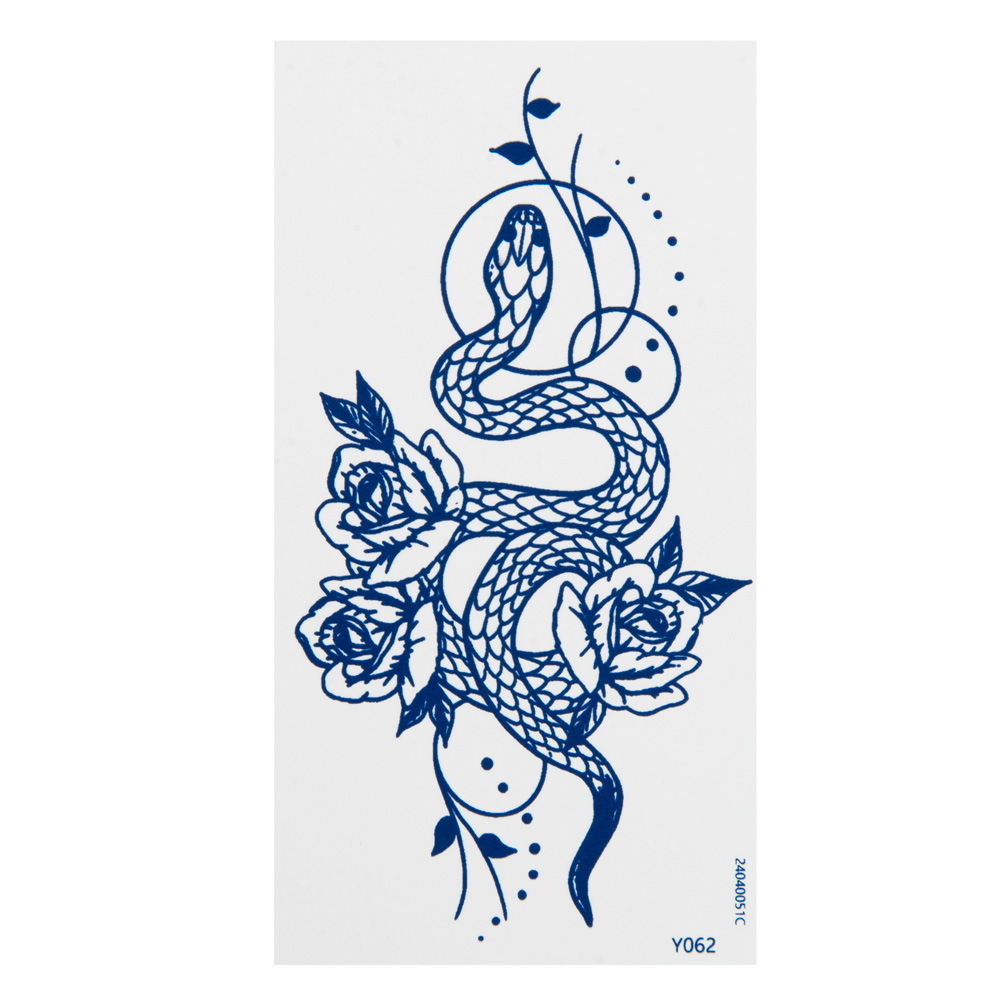 Irisk, INK TATOO - тату реалистичная долговременная для тела (007 Y062)