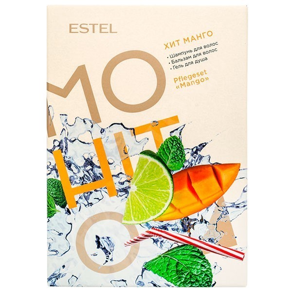 Estel, Mohito HIT №3 - набор Манго (шампунь, бальзам, гель/душ)