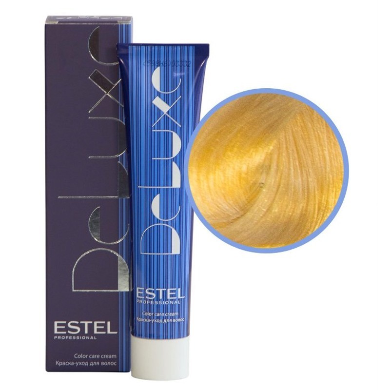Estel, De Luxe - краска-уход (10/33 светлый блондин золотистый интенсивный), 60 мл
