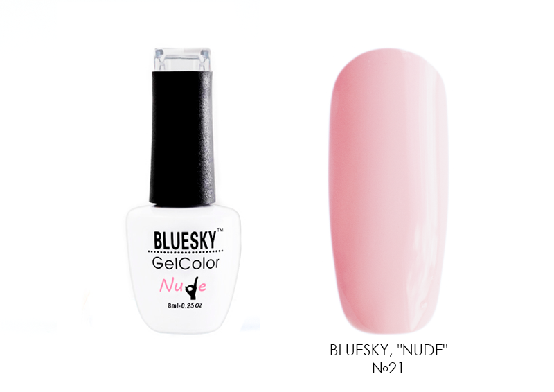 BlueSky, гель-лак "Nude" №21, 8 мл