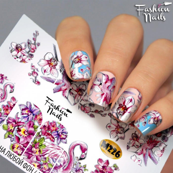 Fashion Nails, слайдер-дизайн "Metallic" №226 Fashion Nails, слайдер-дизайн "Metallic" №226