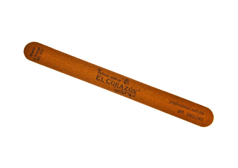 EL Corazon, пилка деревянная для натуральных (бронзовая, 180/240)
