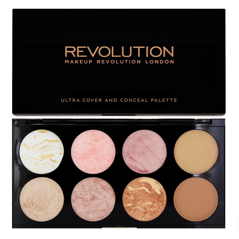 Makeup Revolution, Ultra blush palette - палетка румян (Golden Sugar new)