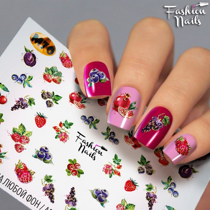 Fashion Nails, слайдер-дизайн "Metallic" №70