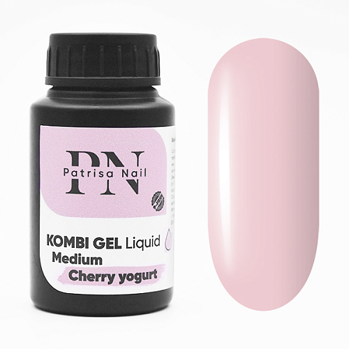 Patrisa nail, Kombi Gel Liquid Medium - комби гель (Cherry yogurt), 30 мл