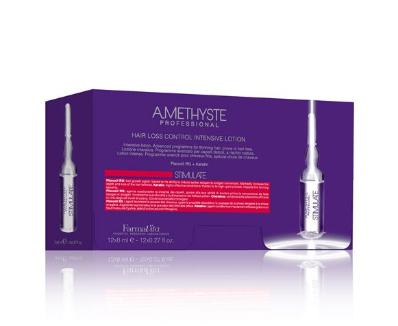FarmaVita, Amethyste stimulate intensive lotion - лосьон против выпадения волос, 12х8