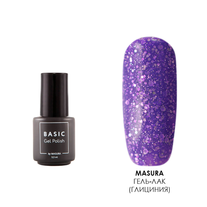 Masura Basic, гель-лак (Глициния), 3.5 мл Masura Basic, гель-лак (Глициния), 3.5 мл