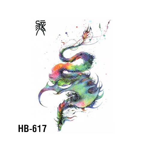 Irisk, тату для тела ЗD переводные (HB-617) Irisk, тату для тела ЗD переводные (HB-617)