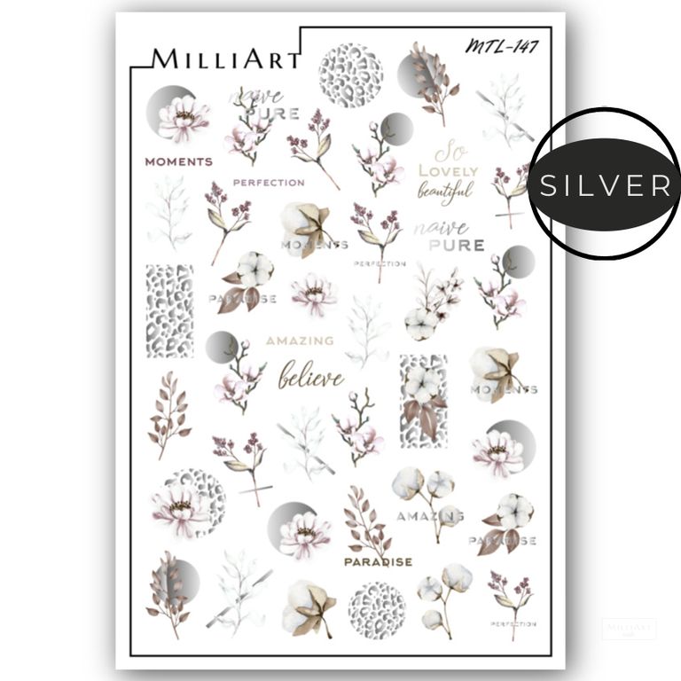 Anna Tkacheva, слайдер-дизайн MilliArt металлик MTL-147 Anna Tkacheva, слайдер-дизайн MilliArt металлик MTL-147