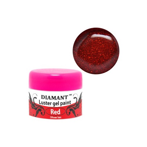 Diamant, Зеркальный гель (Красный), 5 мл