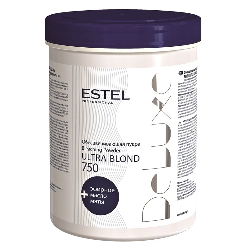 Estel, Ultra Blond De Luxe - пудра обесцвечивающая, 750 гр