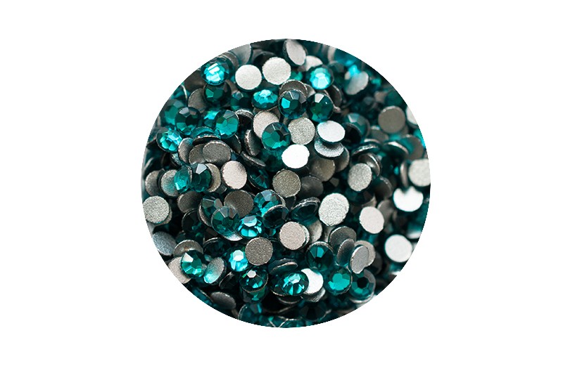Стразы граненное стекло "Blue zircon", ss4 (1,6 мм), 30 штук