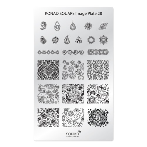 Konad, square image plate 28