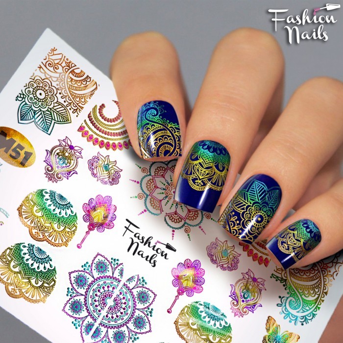Fashion Nails, слайдер-дизайн "Metallic" №51 Fashion Nails, слайдер-дизайн "Metallic" №51