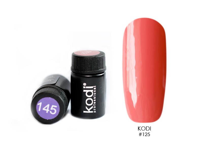 Kodi, цветная гель-краска биогель без липкого слоя (№125), 4 мл