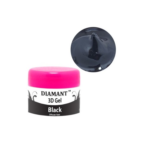 Diamant, 3D гель пломбир (Черный), 5 мл