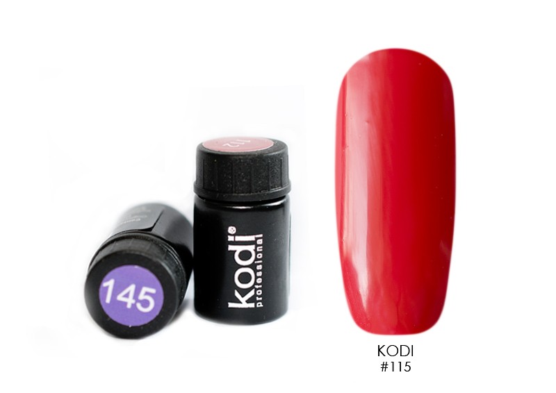 Kodi, цветная гель-краска биогель без липкого слоя (№115), 4 мл
