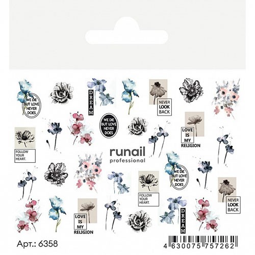 RuNail, 3D слайдер-дизайн №6358