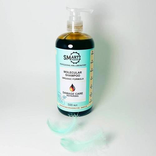 Smart, Organic Formula - молекулярный шампунь "Восстановление поврежденных волос", 500 мл