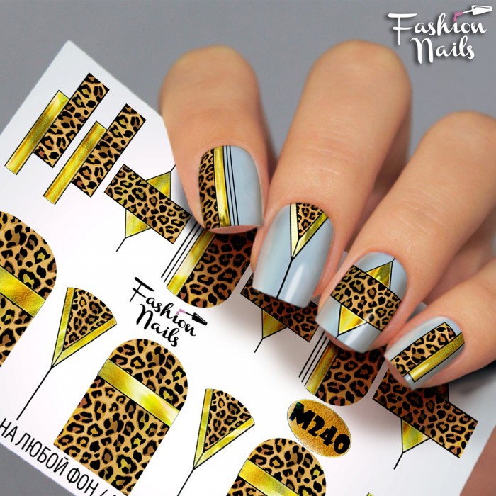 Fashion Nails, слайдер-дизайн "Metallic" №240