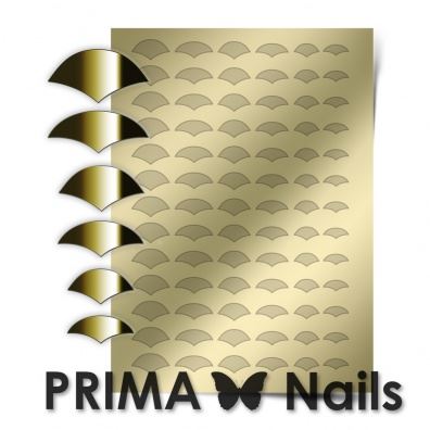 PrimaNails, Метализированные наклейки (CL-011, золото)
