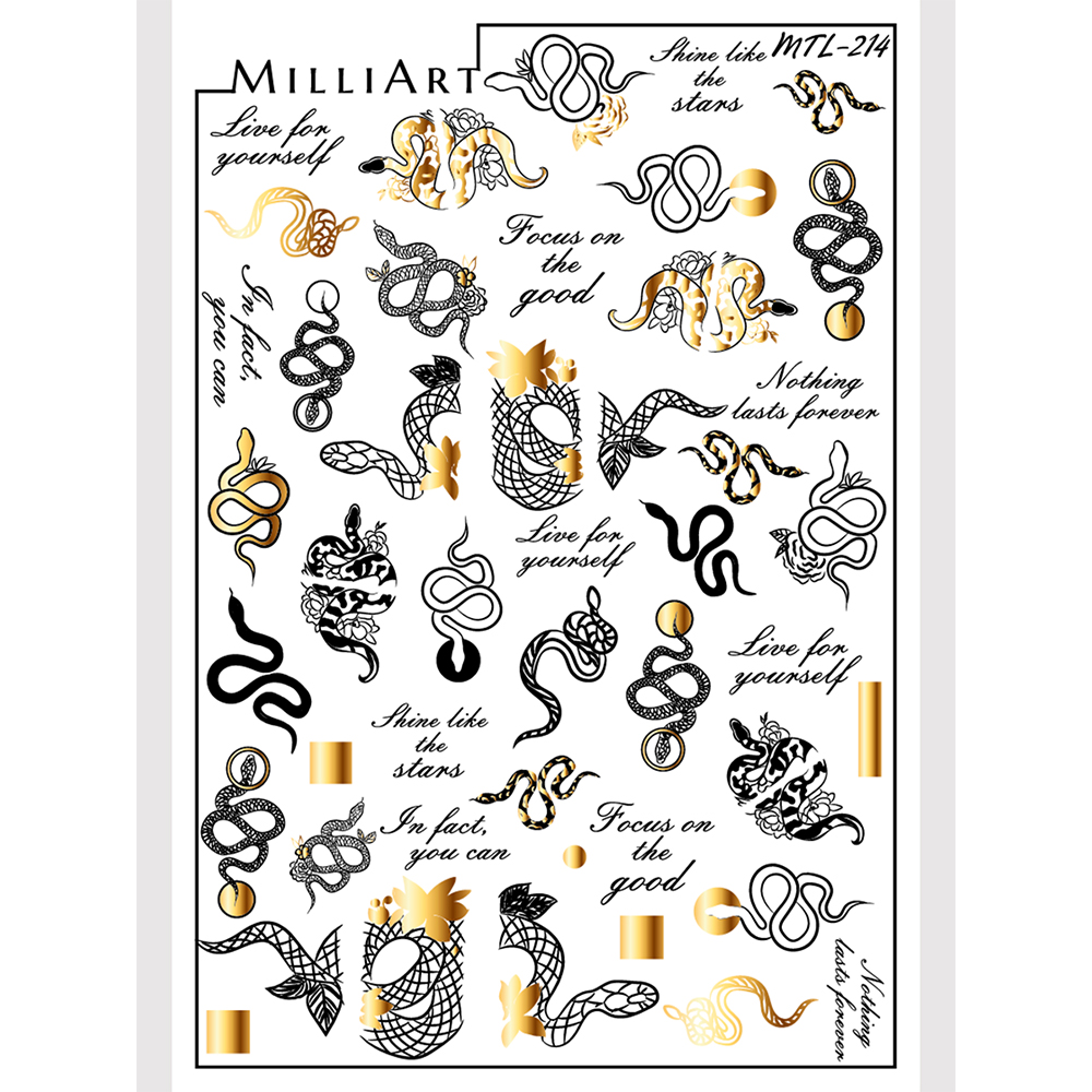 Anna Tkacheva, слайдер-дизайн MilliArt металлик MTL-214 Anna Tkacheva, слайдер-дизайн MilliArt металлик MTL-214