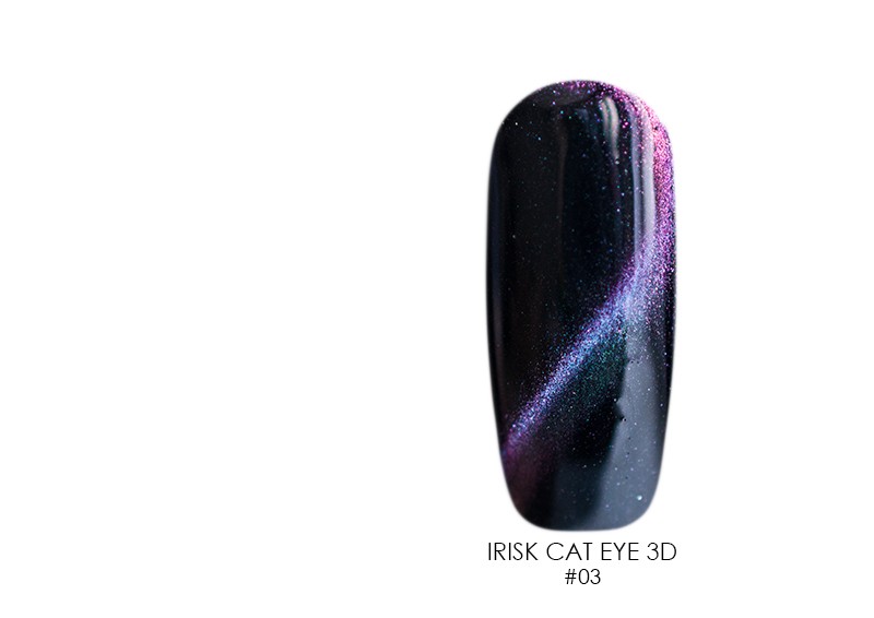Irisk, гель-лак 3D Cat Eye (№03), 10гр