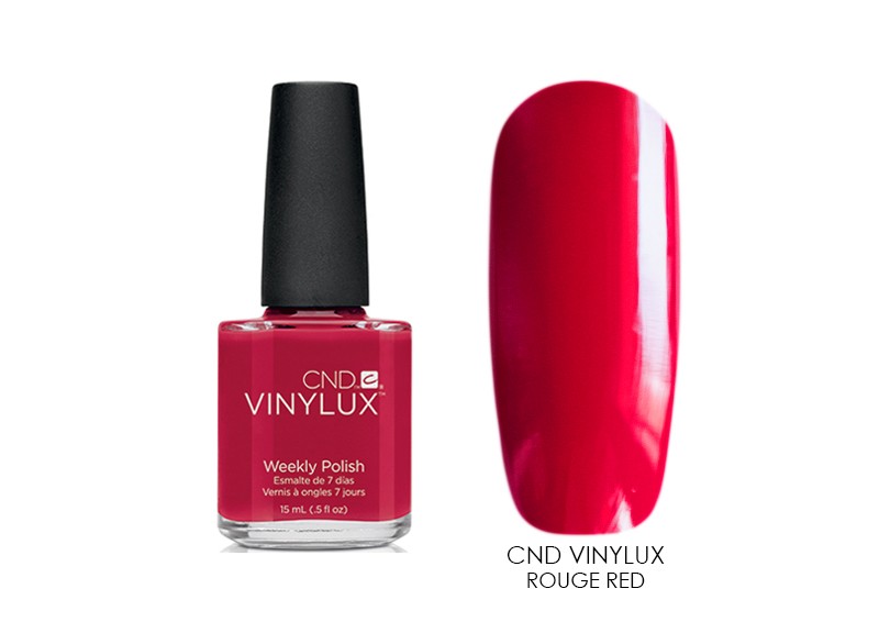 CND Vinylux - недельный лак Винилюкс (Rouge red 143), 15 мл