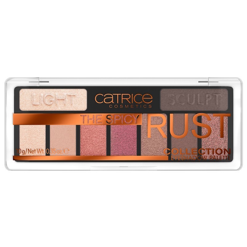 Catrice, The Spicy Rust Collection Eyeshadow Palette - тени для век 9 в 1 (ягодные)