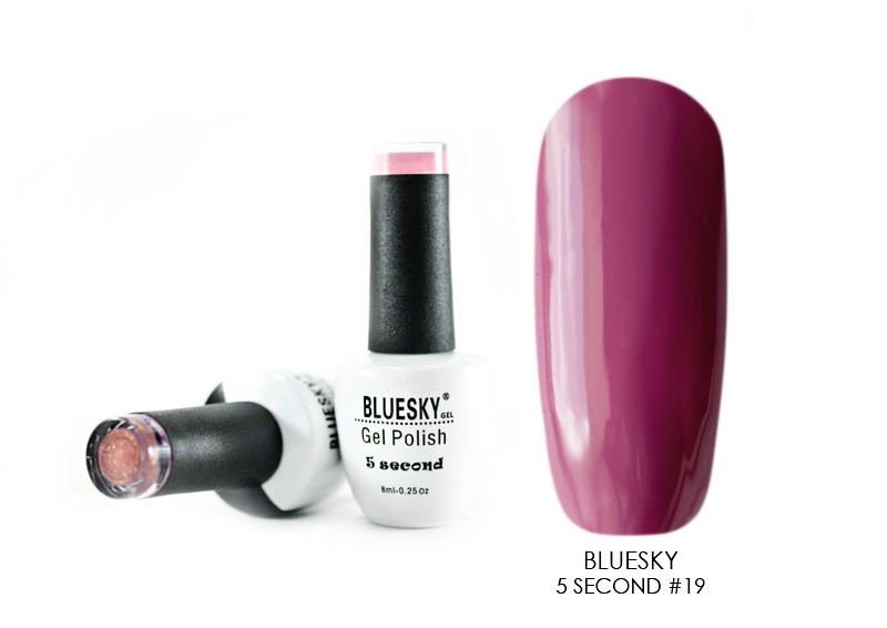 BlueSky, гель-лак "5 second" №19, 8 мл